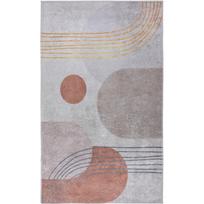 Skalbiamas kilimas oranžinės spalvos/kreminės spalvos 50x80 cm – Vitaus