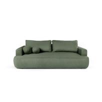 Iš boucle sulankstoma sofa žalios spalvos 247 cm Quinoa – Bonami Selection