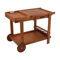 Iš eukalipto masyvo sodo serviravimo stalas 60x100 cm Hayward – Garden Pleasure