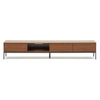 TV spintelė natūralios spalvos iš riešutmedžio 195x35 cm Vedrana – Kave Home