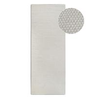 Rankų darbo iš vilnos mišinio kilimas kreminės spalvos 80x200 cm Pradesh Natural White – Elle Decoration