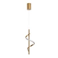 Auksinės spalvos kabantis šviestuvas LED ø 16 cm Likma – Opviq lights