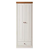 Iš pušies masyvo drabužių spinta baltos spalvos 65x180 cm Anita – Støraa