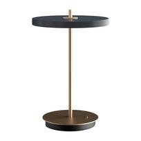Stalinis šviestuvas antracito spalvos LED su pritemdymo funkcija su metaliniu gaubtu (aukštis 31 cm) Asteria Move – UMAGE