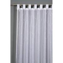 Baltos spalvos iš šydo permatoma užuolaida 140x245 cm – Sehlbach