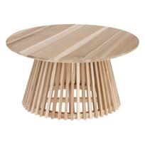 Tikmedžio kavos staliukas Kave Home Irune, ⌀ 80 cm