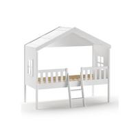 Baltas namelis / pakeliama vaikiška lova 90x200 cm Housebed - Vipack