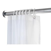 Sidabro spalvos teleskopinis vonios strypas Weko Luz, ilgis 110-185 cm