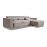 Kampinė sofa smėlio spalvos (su dešiniuoju kampu) Flex Felix – Miuform