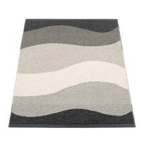 Pilkos spalvos lauko ir vidaus kilimas 70x100 cm Urvi Metal – Pappelina