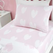 Iš flanelės vaikų patalynė vaikiškai lovai 70x140 cm Hearts – Catherine Lansfield