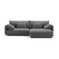 Kampinė sofa tamsiai pilkos spalvos (su dešiniuoju kampu) Torino – Micadoni Home
