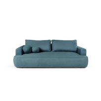 Iš boucle sulankstoma sofa mėlynos spalvos 247 cm Quinoa – Bonami Selection
