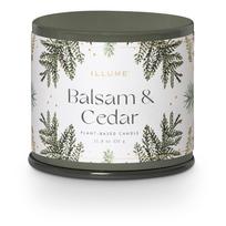 Aromatinė žvakė iš sojų vaško degimo laikas 50 h Balsam & Cedar – ILLUME x Bloomingville