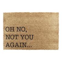 Iš kokoso pluošto grindų kilimėlis 40x60 cm Oh No Not You Again – Artsy Doormats