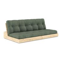 Sulankstoma sofa žalios spalvos 196 cm Base – Karup Design