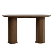 Rudos spalvos konsolinis staliukas 40x130 cm Nola – Unique Furniture