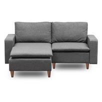 Kampinė sofa pilkos spalvos (su kairiuoju kampu) Lungo – Balcab Home