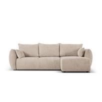 Kampinė sofa smėlio spalvos (su dešiniuoju kampu) Matera – Cosmopolitan Design