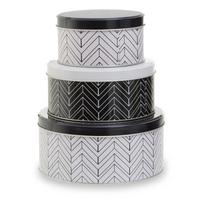 Iš metalo maisto laikymo indai 3 vnt. maistui Urban – Premier Housewares