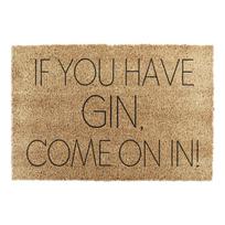 Iš kokoso pluošto grindų kilimėlis 40x60 cm If You Have Gin – Artsy Doormats