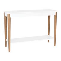 Baltas Ragaba Ashme konsolinis staliukas, plotis 105 cm