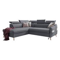 Sulankstoma kampinė sofa tamsiai pilkos spalvos (su kairiuoju kampu) Sweet Harmony – Miuform