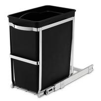 Įmontuojama šiukšliadėžė Viduje, 30 l, juoda