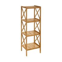 Iš bambuko vonios lentyna natūralios spalvos 33x119 cm – Casa Selección