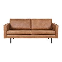 Rudos spalvos iš dirbtinės odos sofa 190 cm Rodeo – WOOOD