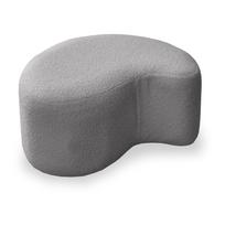 Pufas pilkos spalvos iš boucle Miuf – Miuform