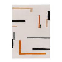 Oranžinės spalvos/kreminės spalvos kilimas 80x150 cm Linea – Universal