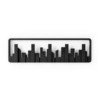 Juoda plastikinė sieninė pakaba Skyline - Umbra