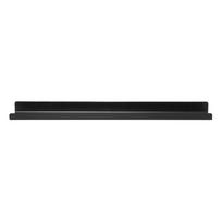 Juodos spalvos metalinė vonios kambario lentyna Blomus, 71 cm ilgio
