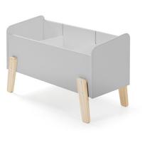 Pilkos spalvos vaikiška daiktadėžė 80x39x48 cm Kiddy – Vipack