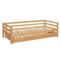 Ištraukiama iš pušies masyvo vaikiška lova natūralios spalvos 90x200 cm Alpi – Støraa