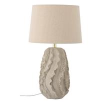 Stalinis šviestuvas smėlio spalvos (aukštis 64 cm) su tekstiliniu gaubtu Natika – Bloomingville