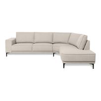 Kampinė sofa kreminės spalvos (su dešiniuoju kampu) Copenhagen – Scandic