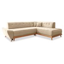 Smėlio spalvos sofa-lova Miuform Dazzling Daisy L, dešinysis kampas