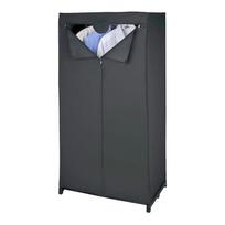 Iš tekstilės drabužių spinta juodos spalvos 75x150 cm Deep – Wenko
