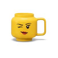 Geltonas keraminis kūdikio puodelis 530 ml Head - LEGO®