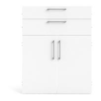 Modulinės lentynos dalis baltos spalvos 84x105 cm Prima – Tvilum