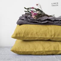 Iš lino pagalvės užvalkalas 80x80 cm Lemon Curry – Linen Tales