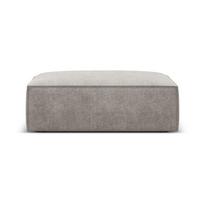 Šviesiai pilkos spalvos taburetė iš šenilinio audinio Vanda – Mazzini Sofas