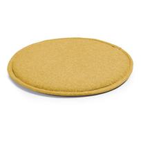 Geltonos spalvos kėdės pagalvėlė Kave Home Stick