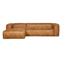 Ruda perdirbtos odos kampinė sofa WOOOD Bean, kairysis kampas
