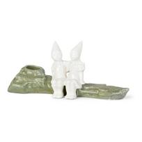 Kalėdinė molinė žvakidė Kähler Design Christmas Hug, ilgis 19 cm