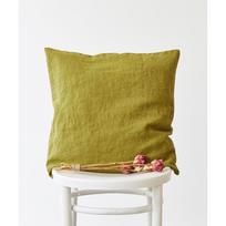 Iš lino dekoratyvinis pagalvės užvalkalas 50x50 cm Moss Green – Linen Tales
