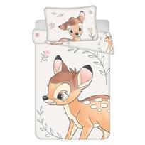 Iš medvilnės vaikiška patalynė vaikiškai lovai 100x135 cm Bambi "Beige" – Jerry Fabrics