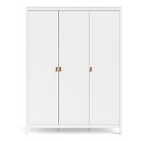 Drabužių spinta baltos spalvos 150x199 cm Madrid – Tvilum